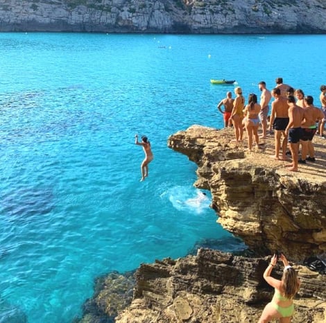 Ultimate Fitness Holiday Spain Bootcamp cliff jumping